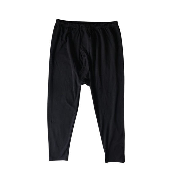 Warmax Tech Men’s Premium Thermal Pants Base Layer 2XL Black Ultra Soft Fleece - Picture 1 of 6
